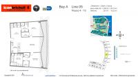Unit BAY 1005 floor plan